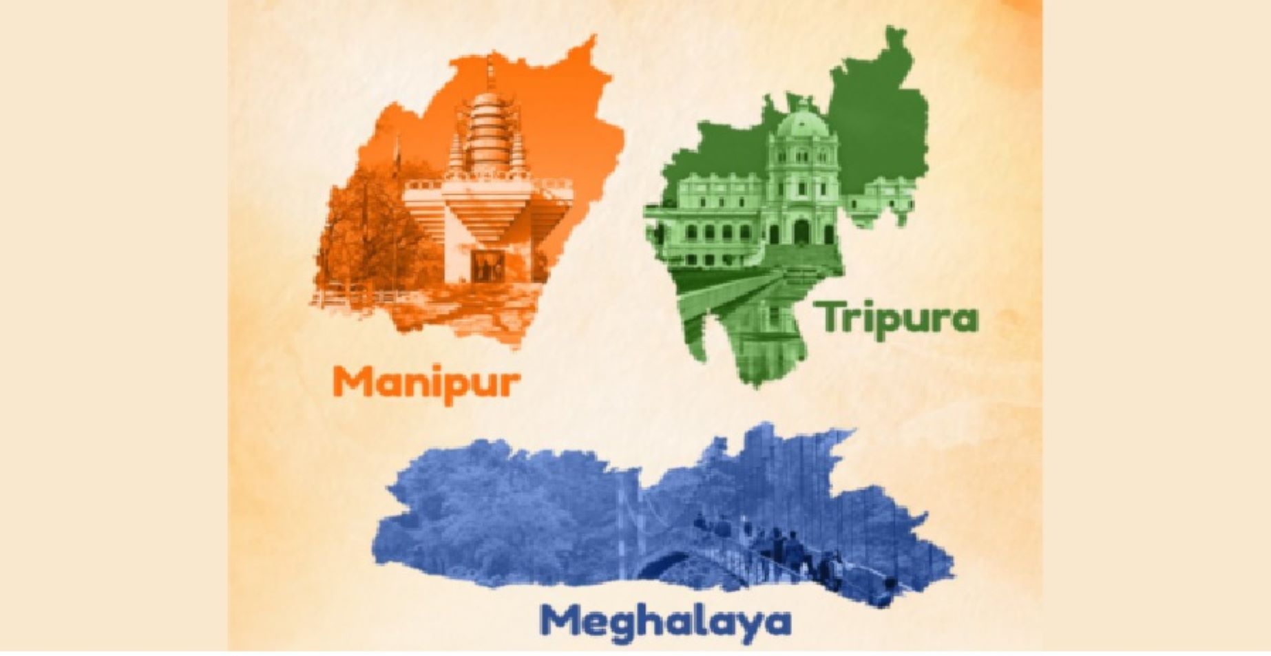 Statehood day of Manipur, Tripura, and Meghalaya:  21st January